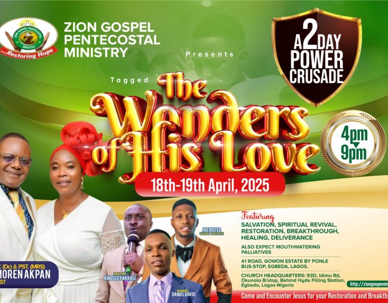 Zion Gospel Pentecostal Ministry Easter 2025 Power Crusade…